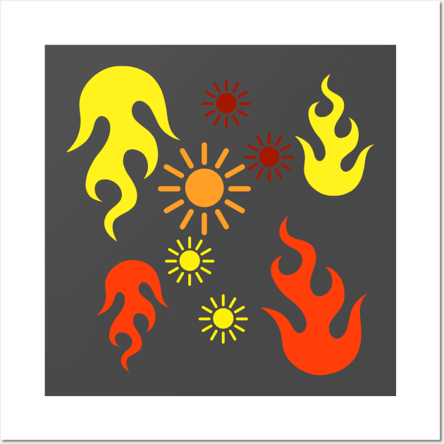 Flamfire Wall Art by Angelsgreen